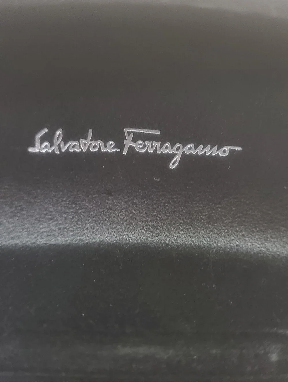 Salvatore Ferragamo Sunglasses Eyeglasses Black Hard Shell Case